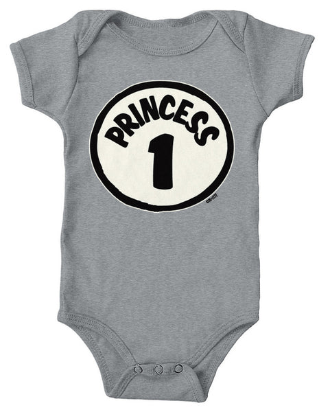 Princess Number 1 Infant Lap Shoulder Bodysuit