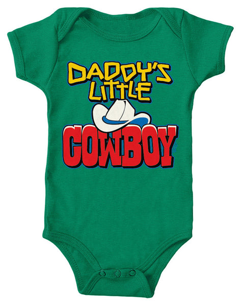 Daddy's Little Cowboy Infant Lap Shoulder Bodysuit