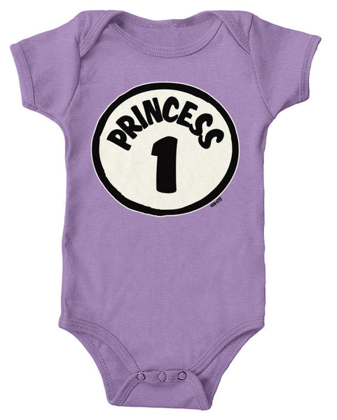 Princess Number 1 Infant Lap Shoulder Bodysuit