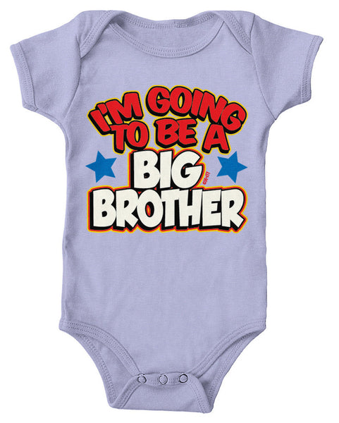 I'm Going To Be A Big Brother Infant Lap Shoulder Bodysuit