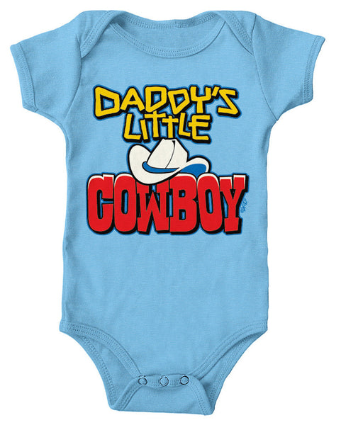 Daddy's Little Cowboy Infant Lap Shoulder Bodysuit