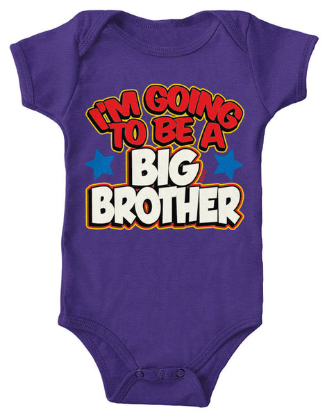 I'm Going To Be A Big Brother Infant Lap Shoulder Bodysuit