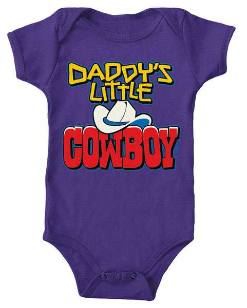 Daddy's Little Cowboy Infant Lap Shoulder Bodysuit