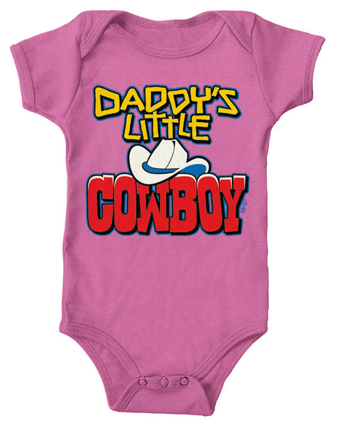 Daddy's Little Cowboy Infant Lap Shoulder Bodysuit