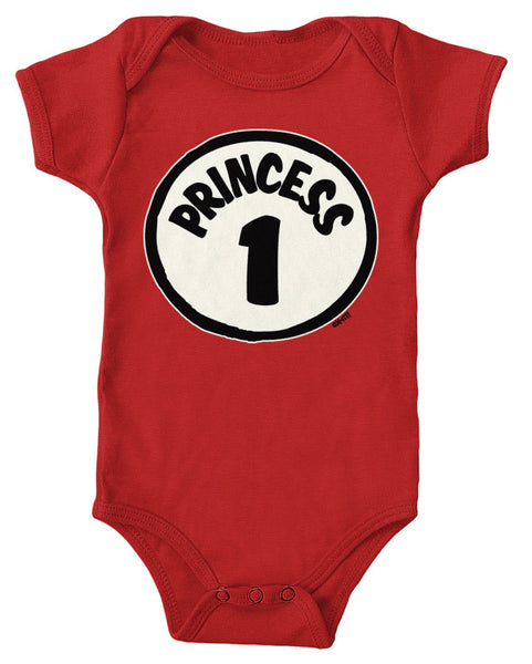 Princess Number 1 Infant Lap Shoulder Bodysuit