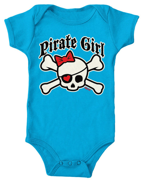 Pirate Girl Infant Lap Shoulder Bodysuit