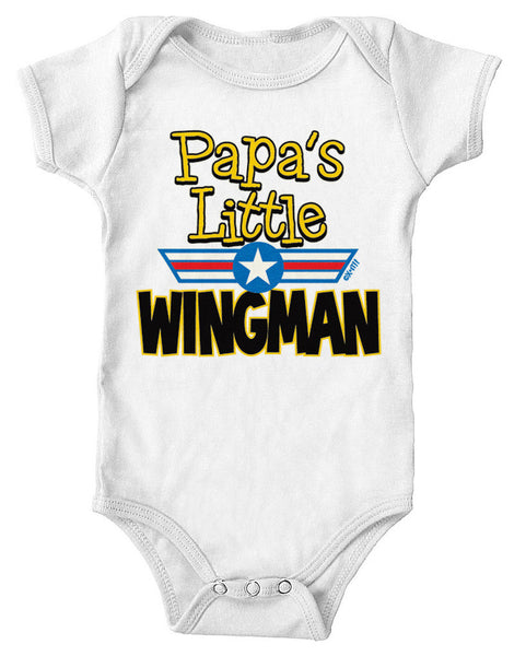 Papa's Little Wingman Infant Lap Shoulder Bodysuit