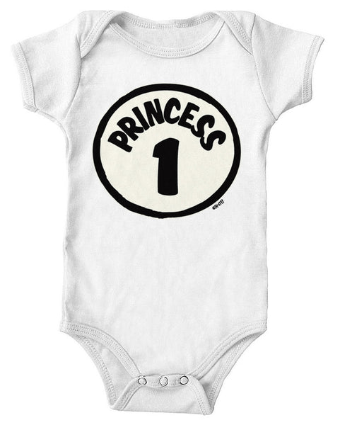 Princess Number 1 Infant Lap Shoulder Bodysuit