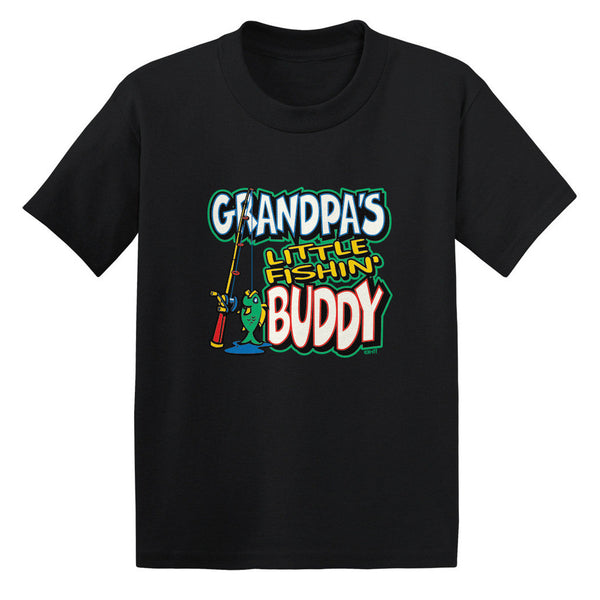 Grandpa's Little Fishin' Buddy Toddler T-shirt