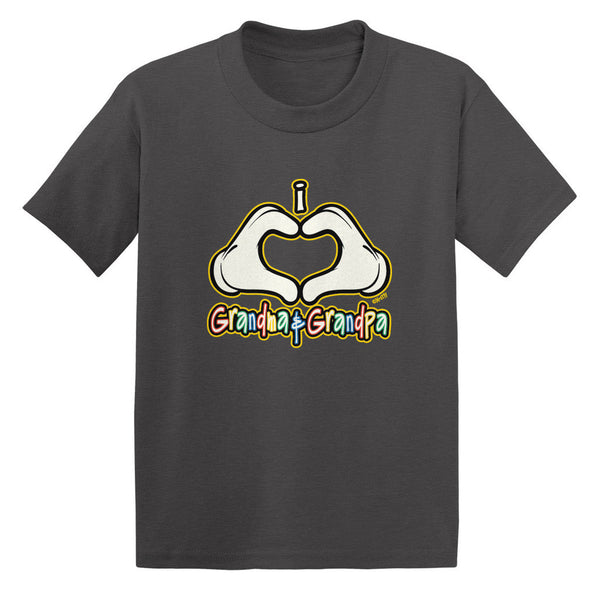 I Heart (Love) Grandma & Grandpa Toddler T-shirt