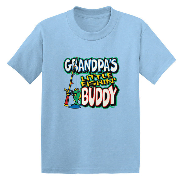 Grandpa's Little Fishin' Buddy Toddler T-shirt