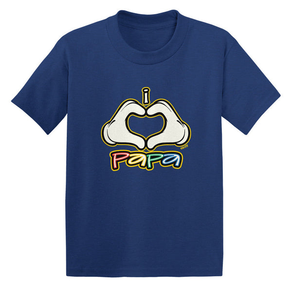 I Heart (Love) Papa Toddler T-shirt