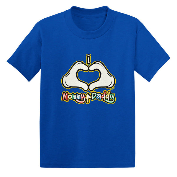 I Heart (Love) Mommy & Daddy Toddler T-shirt