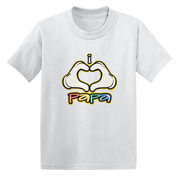 I Heart (Love) Papa Toddler T-shirt